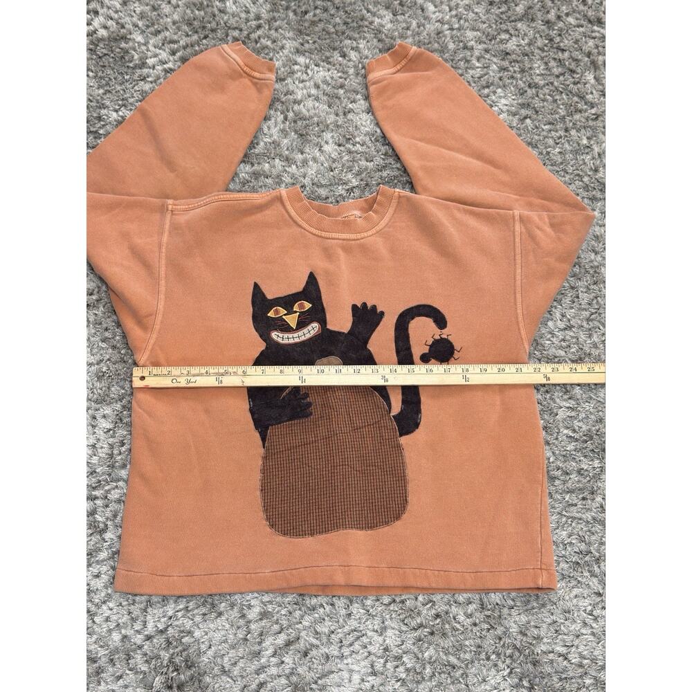 Authentic Pigment Vintage 90s Halloween Pullover Sweatshirt Unisex Size S - Picture 11 of 13